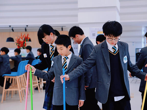 在校100天庆典,南通惠立学校